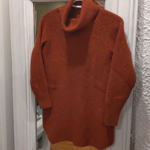 Wilfred Burnt Orange Turtleneck Sweater
